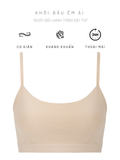  Áo lót first bra bé gái cotton USA kháng khuẩn cài sau iBasic - BRAT038 