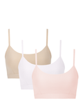  Combo 3 áo lót first bra bé gái cotton USA kháng khuẩn cài sau iBasic - BRAT038 