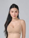  Áo ngực nữ cup ngang su không gọng mút vừa ~1.8cm không đường may iBasic mềm nhẹ, không lộ viền - BRAW122A 