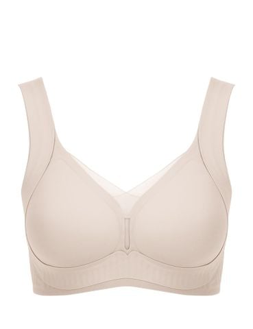  Áo ngực su mút mỏng iBasic che mỡ lưng, tàng hình không đường may phối lưới - BRAW123 