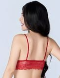  Áo ngực nữ Bralette satin phối ren đỏ Season of love cho Valentine - BRAW171 