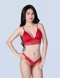  Áo ngực nữ Bralette satin phối ren Season of love - BRAW171 