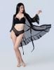 Áo choàng kimono nữ đen Season of Love - SW084