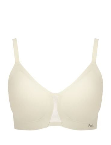  Áo ngực nữ su mút mỏng iBasic V deep che mỡ lưng, không lộ viền phối lưới - BRAW179 