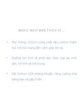  Áo ngực iBasic không gọng mút mỏng cotton USA kháng khuẩn - BRAY058 