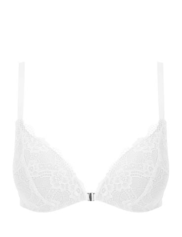  Áo ngực nữ cài trước iBasic không gọng mút mỏng full ren - BRAY061 