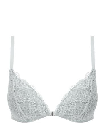  Áo ngực nữ cài trước iBasic không gọng mút mỏng full ren - BRAY061 