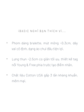 Áo ngực nữ cotton USA bralette mút mỏng thể thao năng động iBasic - BRAY062 