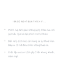  Áo ngực nữ mút mỏng không gọng tam giác cotton USA kháng khuẩn iBasic - BRAY063 