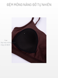  Áo ngực nữ cami iBasic mút mỏng cotton USA kháng khuẩn phom croptop - BRAY065 