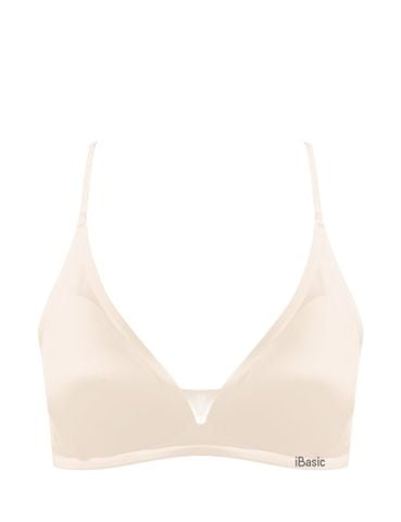  Áo ngực su không đường may iBasic phối lưới mút mỏng tam giác Bralette - BRAY103 