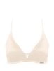 Áo ngực su không đường may iBasic phối lưới mút mỏng tam giác Bralette - BRAY103