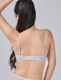  Áo ngực nữ su không đường may iBasic phối lưới mút mỏng tam giác Bralette - BRAY103 