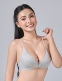  Áo ngực nữ su không đường may iBasic phối lưới mút mỏng tam giác Bralette - BRAY103 