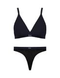  Bra Set Áo ngực nữ không gọng cotton USA iBasic mút mỏng tam giác Bralette và quần lót nữ iBasic cotton USA kháng khuẩn phom lọt khe - BRAY107 + PANY107 
