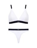  Bra Set Áo ngực nữ không gọng cotton USA iBasic mút mỏng tam giác Bralette và quần lót nữ iBasic cotton USA kháng khuẩn phom lọt khe - BRAY107 + PANY107 