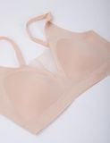  Áo ngực nữ su không đường may iBasic mút mỏng phối ren bralette không lộ viền - BRAY112 