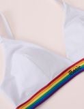  Áo ngực Bralette Rainbow Cotton USA iBasic mút mỏng tam giác lưng sọc - BRAY117A 