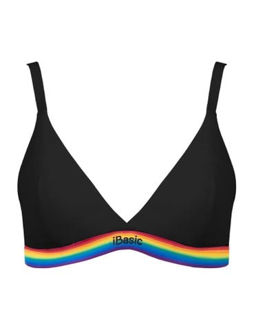  Áo ngực Bralette Rainbow Cotton USA iBasic mút mỏng tam giác lưng sọc loang - BRAY117B 