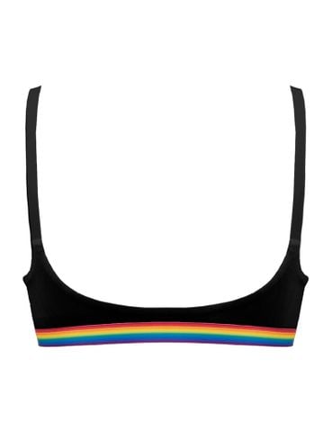  Áo ngực Bralette Rainbow Cotton USA iBasic mút mỏng tam giác lưng sọc loang - BRAY117B 