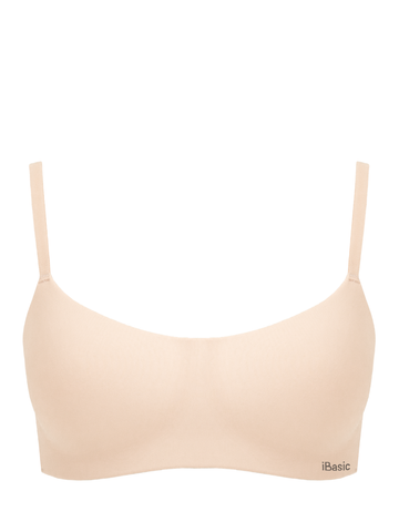 Áo ngực nữ cup ngang su không gọng mút mỏng ~0.5cm không đường may iBasic mềm nhẹ, không lộ viền - BRAW122