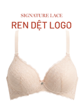  Áo ngực iBasic big size không gọng mút mỏng họa tiết ren logo - BRAW109_BS 