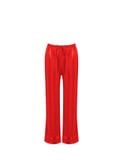  Đồ bộ mặc nhà nữ iBasic lụa satin pyjama sọc tay ngắn quần dài - HOMW043 