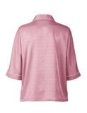  Đồ bộ mặc nhà nữ pyjama satin xước iBasic quần đùi áo tay lửng - HOMW047 