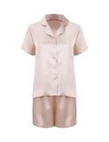  Đồ bộ mặc nhà nữ iBasic lụa satin áo tay ngắn quần đùi – HOMW069 
