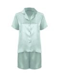  Đồ bộ mặc nhà nữ iBasic lụa satin áo tay ngắn quần đùi – HOMW056 