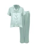  Đồ bộ mặc nhà nữ iBasic lụa satin áo tay ngắn quần dài – HOMW057 