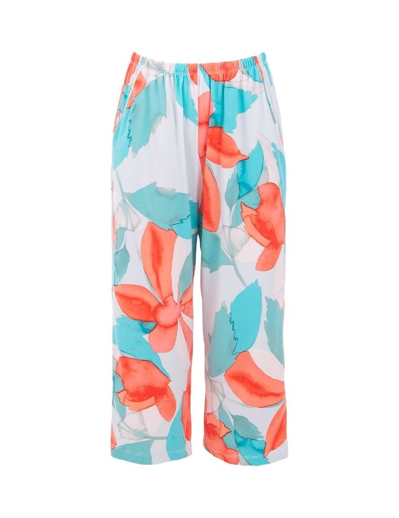  Bộ mặc nhà nữ iBasic thun lạnh quần lửng áo tay cánh tiên - HOMW067 