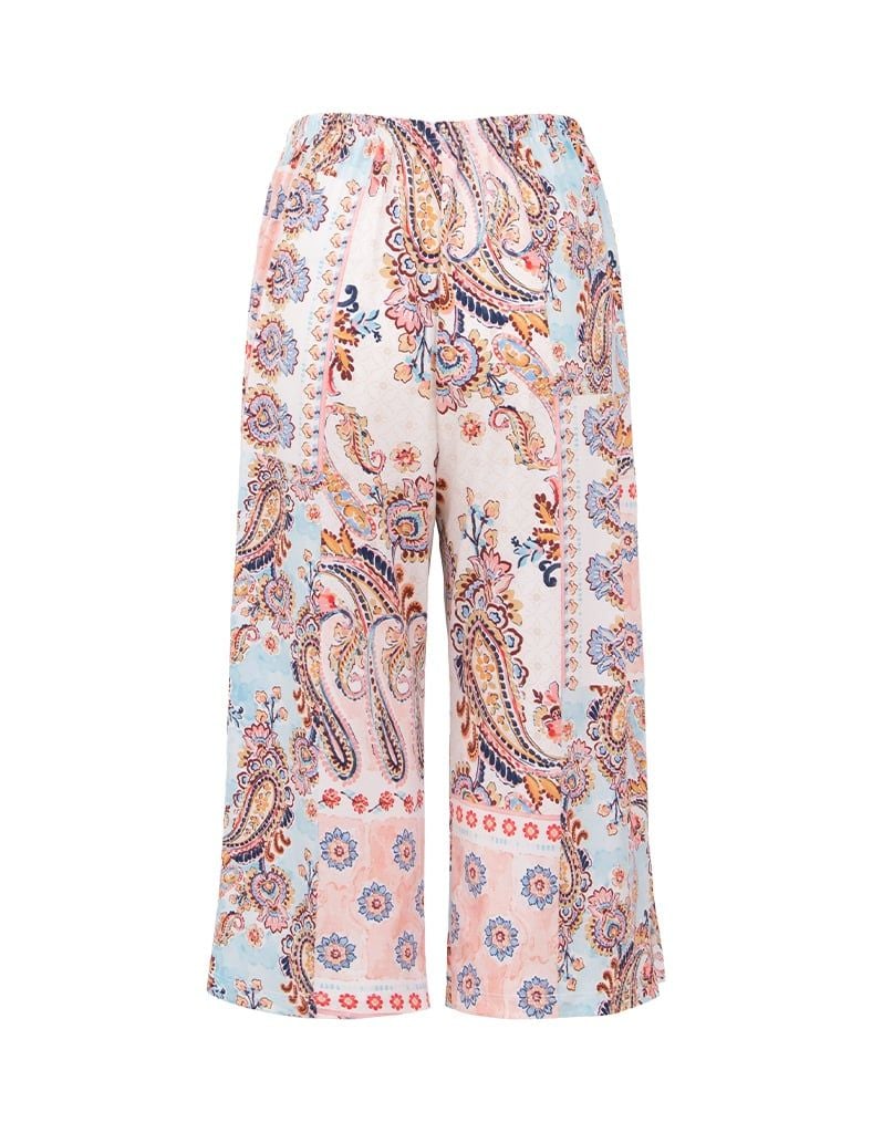  Bộ mặc nhà nữ iBasic thun lạnh quần lửng áo tay cánh tiên - HOMW067 