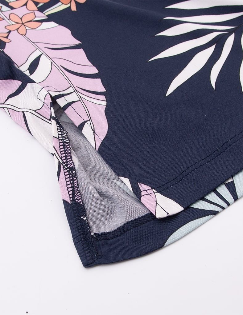  Bộ mặc nhà nữ iBasic thun lạnh quần lửng áo tay cánh tiên - HOMW067 