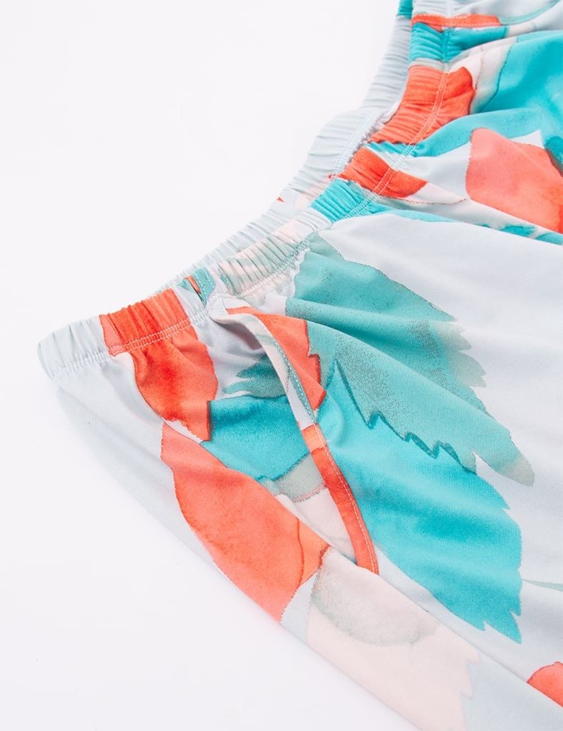  Bộ mặc nhà nữ iBasic thun lạnh quần lửng áo tay cánh tiên - HOMW067 