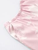 Bộ mặc nhà nữ Summer Blossom iBasic áo ngắn tay quần dài - HOMW074 