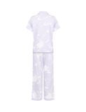  Bộ mặc nhà nữ Summer Blossom iBasic áo ngắn tay quần dài - HOMW074 