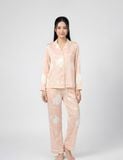  Bộ mặc nhà nữ Summer Blossom iBasic áo dài tay quần dài - HOMW075 