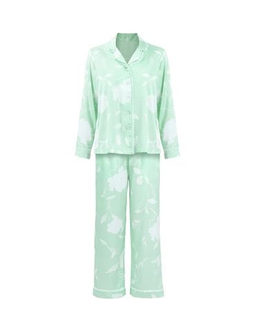  Bộ mặc nhà nữ Summer Blossom iBasic áo dài tay quần dài - HOMW075 