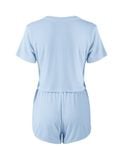  Đồ bộ mặc nhà nữ iBasic cotton USA rib croptop quần đùi - HOMY042 