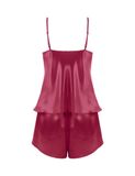  Đồ bộ mặc nhà nữ iBasic lụa satin áo hai dây quần đùi – HOMY054 