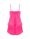 Đồ bộ mặc nhà nữ iBasic lụa satin áo hai dây quần đùi – HOMY054 