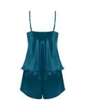 Đồ bộ mặc nhà nữ iBasic lụa satin áo hai dây quần đùi – HOMY054 