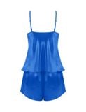  Đồ bộ mặc nhà nữ iBasic lụa satin áo hai dây quần đùi – HOMY054 