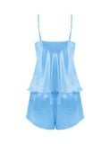  Đồ bộ mặc nhà nữ iBasic lụa satin áo hai dây quần đùi – HOMY054 