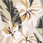 Họa tiết hoa nhiệt đới nền xanh lá