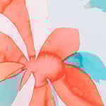 Họa tiết lá xanh cam