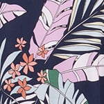 Họa tiết nhiệt đới nền xanh đen