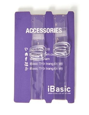  Cặp dây áo ngực nội y trong suốt iBasic - PK076-BOX2 