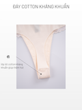  Quần lót nữ phom bikini lọt khe free cut phối ren logo iBasic - PANW209 